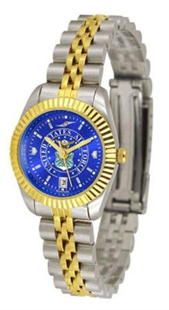 U.S. Air Force MILITARY Womens Anochrome Gold Watch