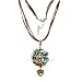 Bohemian Multi Color Pendant Heart Necklace