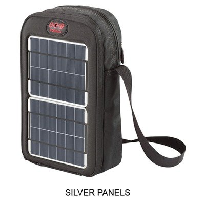 Voltaic Systems 1015 Switch Solar Daybag, Two 2.0 Watt Solar Panels, Universal USB Battery - Charcoal Voltaic Systems 1015 Switch Solar Daybag, Two 2.0 Watt Solar Panels, Universal USB Battery - Charcoal