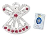 JANUARY GARNET Birthstone Wings & Wishes Angel Tac Pin