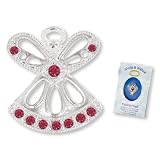 JANUARY GARNET Birthstone Wings & Wishes Angel Tac Pin
