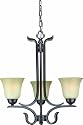 Forte Lighting 2318-03-32 Antique Bronze Transitional Transitional 3 Light Mini Chandelier