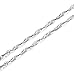 Jstyle Jewelry 4MM Stainless Steel Chain Link Bracelets for Women Filigree Bracelets 7.8 Inch