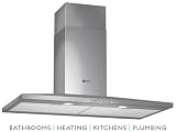 Neff Extra Wide Chimney Hood 90cm Stainless Steel Series 3