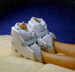 Spenco Foot Positioner Silicore Fiber Polyfoam Coated Washable Polyurethane