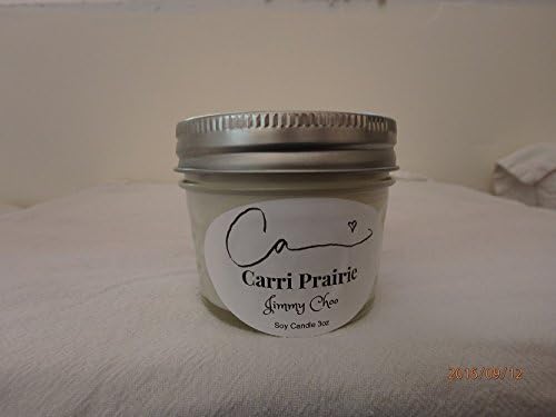 Jimmy Choo designer scented soy candles that are hand poured by me.