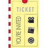 8 Popcorn Invites with Envelopes