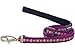 Red Dingo Designer Dog Lead, Large, Daisy Chain Purple