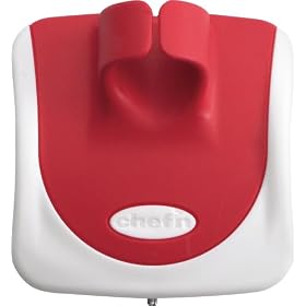 Chef'n Serrated Palm Peeler, Cherry by Chef'n