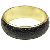 CostumeJewelleryBanglesinBrassandLeatherettefromIndia
