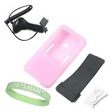 Buy 5 item Bundle for Sony Walkman NWZ-E436 E438: Pink Skin Cover + Car Charger +... by Vangoddy