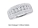 Stunning 14k. Solid White Gold 1.00ct. Genuine Diamond Bridal Ring ** Better Quality**