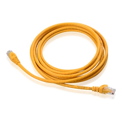 Cable Matters 5-Pack, Cat6 Snagless Ethernet Patch Cable in Yellow 10 Feet