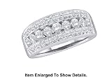 Stunning 14k. Solid White Gold 1.00ct. Genuine Diamond Bridal Ring ** Better Quality**