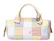 Dooney Bourke Seersucker Patchwork Duffle Bag Tote Multi