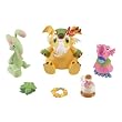 Neopets series 2 PVC Figure Set Island Elephante, Green Blumaroo, Ponka