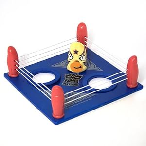 Amazon.com: TWF Thumb Wrestling Federation Wrestling Ring (Blue ...