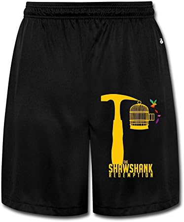 GLK300 Geek The Shawshank Redemption Short Workout Pants For Mens Size XL Black