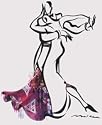 Tango Passion by Misha Lenn Fine Art Print Poster
