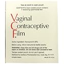 Vaginal Contraceptive Film - 28% Nonoxynol-9: 12 units.