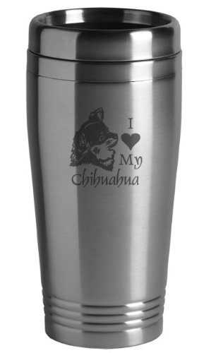 16-ounce Stainless Travel Mug My Chihuahua