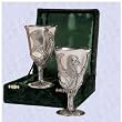 Gothic glass Medieval Mystical Dragon Goblet