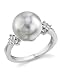 South Sea Pearl & Diamond Loop Ring