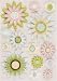 Making Memories Garden Party Dimensional Stickers, Flower Glitter