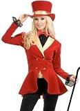 Charades Womens Deluxe Circus Lady Ring Master Halloween Costume
