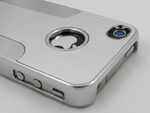 BastexWireless TM: New Luxury Premium case Hard Aluminum case for APPLE Iphone 4 / 4s / 4g at&t / verizon / sprint GRAY