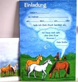 Eigenschaften Döll-Verlag / Set Einladungen 24-teilig Traumpferdchen blau
