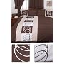 Volta Chocolate King Size Duvet Cover Set