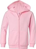Bella Girl Fleece Hooded Zip Sweatshirt. 9007