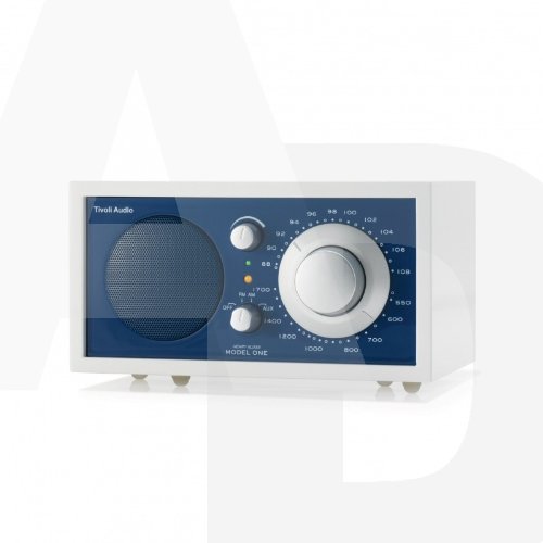 Tivoli Model One White Line Edition Radio weiß/blau/matt