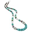 Tommy Singer 30" Purple Spiny Oyster, Sterling Silver and 12 Kt. Gold Bead Necklace, #7866
