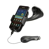 xubix Autoladekabel KFZ Ladekabel + Samsung ECS-K200 Halterung mit Schwanenhals f�r Galaxy SII i9100 uvm. Micro USB und Smartphones mit Displays von 4-5,3 Zollvon "xubix"