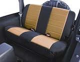 Rugged Ridge Custom Fit Seat Covers Poly Cotton Seat Covers- Rear Jeep CJ7 1976 to 1986 Tan