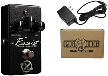 Keeley Electronics Bassist Compressor/Limiting Amplifier Power Bundle w/ 1 free Items: Item: Pig Hog 9v Power Adapter