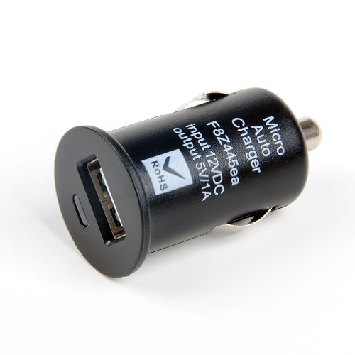 GSI Super Quality Universal In-Car USB To Cigarette Lighter Port Rapid 1000mAh Charger Adapter - For Apple iPhone, Blackberry, Palm, HTC, Droid Smart Phones, MP3/MP4 Players, CD/DVD, Gaming Stations And All USB Devices