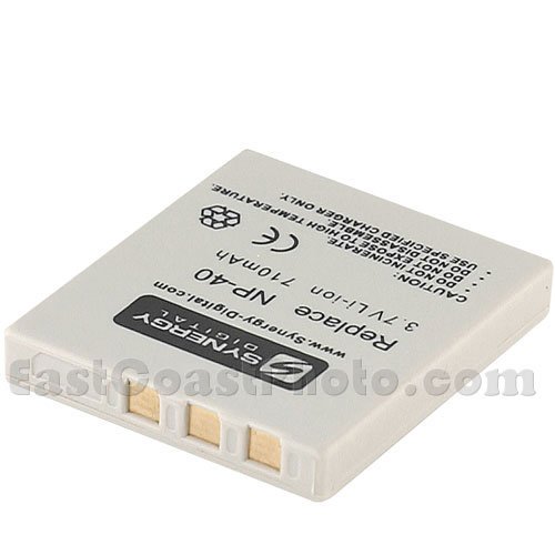 Fujifilm FInepix J50 Digital Camera Battery Lithium (710 mAh) - Replacement for Fuji NP-40, Pentax D-L18 & Panasonic CGA-S004