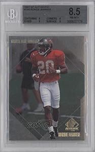 Ronde Barber BGS GRADED 8.5 Tampa Bay Buccaneers (Football Card) 1997 SP Authentic #186