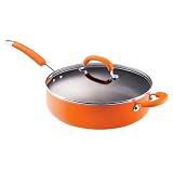 Rachael Ray Porcelain Enamel 6-qt. Sauté Pan - Orange