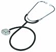 Veridian 05-12401 Prism Series Aluminum Single Head Nurse Stethoscope, Black