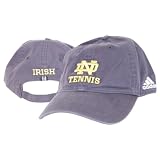 University of Notre Dame Fighting Irish Slouch fit Adjustable Sport Hat(Tennis) - Faded Blue