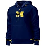 Nike Michigan Wolverines Navy Blue Ladies Pullover Logo Hoody Sweatshirt