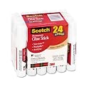 3M 600824S Permanent Glue Stick .28 oz 24 Pack