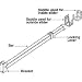Prime Line Products Security Bar Lock White U 9921 [Misc.]