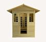 3 Person Outdoor Sauna Hemlock Ceramic FAR Infrared