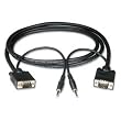 Cables To Go - 43095 - 6ft UXGA+3.5mm Monitor Cable