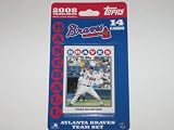 Topps MLB Baseball Cards 2008 Atlanta Braves 14 Card Team Set